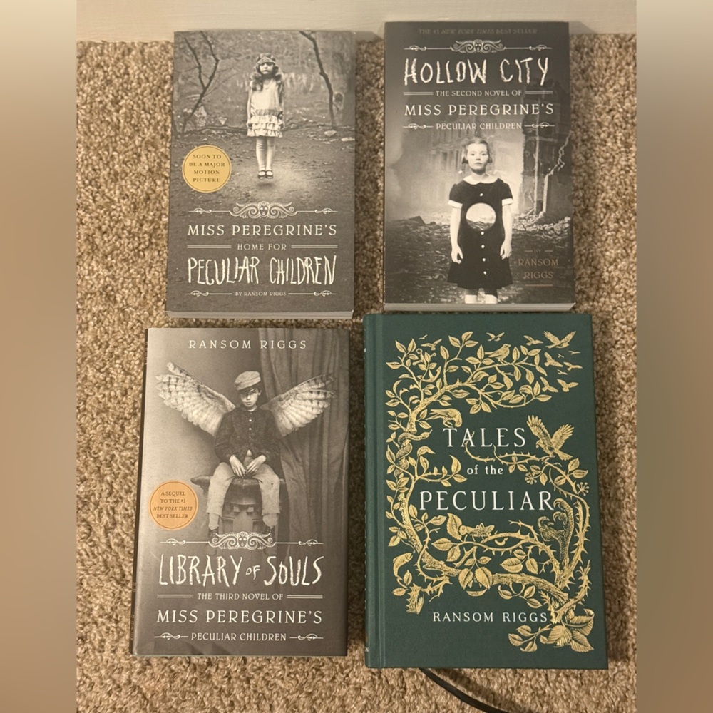 Set of 4 Brand New Ransom Riggs Books Miss Peregrine’s series